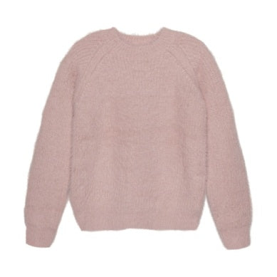 Creamie Girls Pullover Knit Glitter - Silver Pink