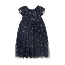 Load image into Gallery viewer, Creamie Youth Girls Mesh Dress - Black Iris

