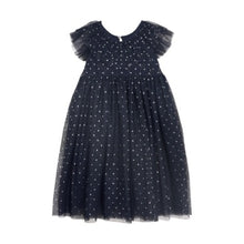Load image into Gallery viewer, Creamie Youth Girls Mesh Dress - Black Iris
