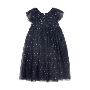 Creamie Youth Girls Mesh Dress - Black Iris
