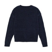 Load image into Gallery viewer, Creamie Girls Knit Pullover - Black Iris
