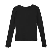 Load image into Gallery viewer, Creamie Girls Long Sleeve T-Shirt - Black
