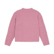 Load image into Gallery viewer, Creamie Girls Knit Cardigan - Wild Rose

