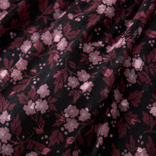 Load image into Gallery viewer, Creamie Girls Flower Print Skirt - Black
