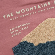Load image into Gallery viewer, Daily7 Girls Oversized Mountains Sweatshirt - Coral Clay
