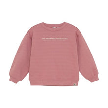 Load image into Gallery viewer, Daily7 Girls Oversized Mountains Sweatshirt - Coral Clay
