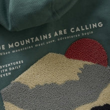 Load image into Gallery viewer, Daily7 Mountains Hoodie - Blue Spruce
