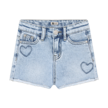 Load image into Gallery viewer, Daily7 Girls Heart Denim Shorts
