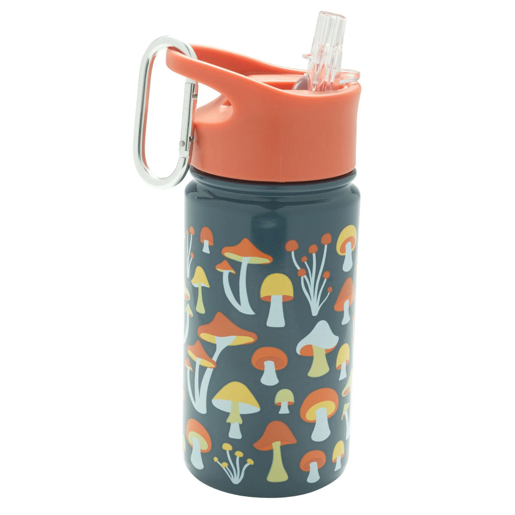 Sugarbooger Flip & Sip Stainless Steel Bottle - Mostly Mushrooms