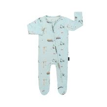 Load image into Gallery viewer, Belan.J Baby Footed Zipper Sleeper - Construction

