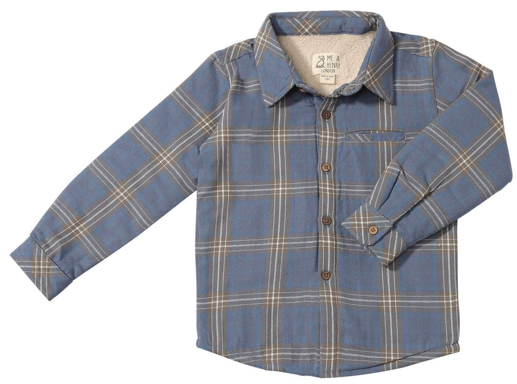 Me & Henry Boys Adventurer Sherpa Lined Shirt