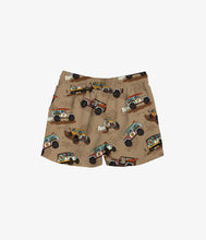 Load image into Gallery viewer, Headster Kids All Terrain Fun 4-Way Stretch Boardshort - Beige Sand
