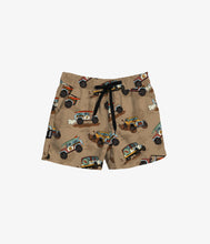 Load image into Gallery viewer, Headster Kids All Terrain Fun 4-Way Stretch Boardshort - Beige Sand
