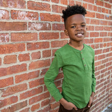 Load image into Gallery viewer, Appaman Boys Allday Henley - Green
