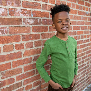 Appaman Boys Allday Henley - Green