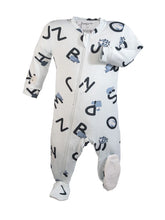 Load image into Gallery viewer, ZippyJamz Bamboo Footed Sleeper - AlphaJamz
