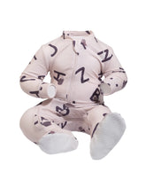 Load image into Gallery viewer, ZippyJamz Bamboo Footed Sleeper - AlphaJamz
