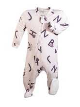 Load image into Gallery viewer, ZippyJamz Bamboo Footed Sleeper - AlphaJamz

