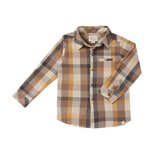 Load image into Gallery viewer, Me &amp; Henry Boys Atwood Woven Shirt - Brown Madras
