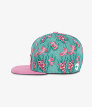 Load image into Gallery viewer, Headster Kids Axolotl Dip Snapback - Lagoona Blue
