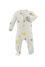 Load image into Gallery viewer, ZippyJamz Baby Organic Cotton Bee Happy Sleeper
