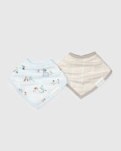 Load image into Gallery viewer, Loulou Lollipop Muslin Bandana Bib Set
