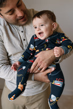 Load image into Gallery viewer, ZippyJamz Baby Organic Cotton Built with Love Sleeper
