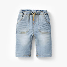 Load image into Gallery viewer, Souris Mini Baby Boys Striped Denim - Light Blue
