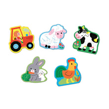 Load image into Gallery viewer, Janod Progressive Puzzle - Farm
