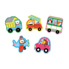 Load image into Gallery viewer, Janod Progressive Puzzle - Vehicles
