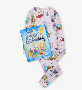 Hatley Books to Bed How to Babysit Grandma A Pajama Book Set