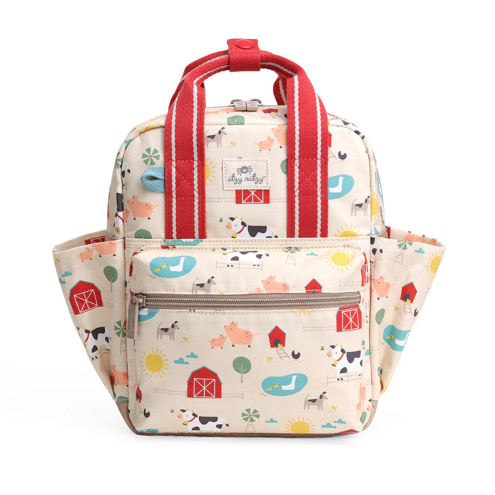 Itzy Ritzy Toddler Backpack - Farm Friends