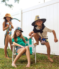 Load image into Gallery viewer, Headster Kids Backyard Meadow Cap - Black
