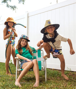 Headster Kids Backyard Meadow Cap - Black