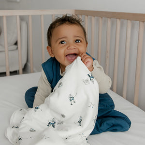 Perlimpinpin Bamboo Quilted Solid Sleep Bag (2.5 Tog)