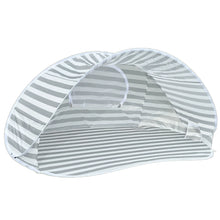 Load image into Gallery viewer, Current Tyed Oversized Beach Pop Up Tent - Sage Stripes
