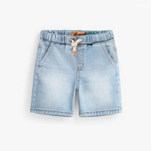 Load image into Gallery viewer, Souris Mini Boys Denin Bermuda Shorts - Blue Denim

