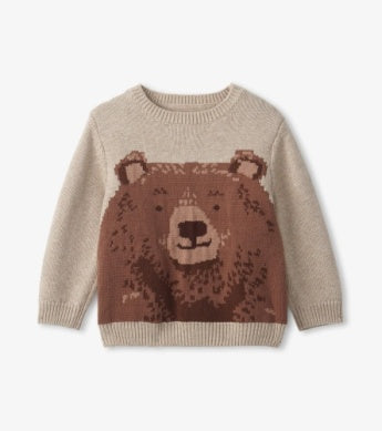 Hatley Boys Big Bear Crew Neck Knit Sweater