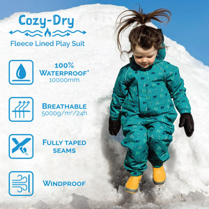 Jan & Jul Kids Fleece Lined Cozy-Dry Play Suit