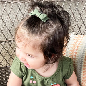 Baby Wisp Billie Jean Hair Bow Clips - 3PK