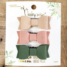 Load image into Gallery viewer, Baby Wisp Billie Jean Hair Bow Clips - 3PK
