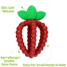 Load image into Gallery viewer, RaZberry Bites Teething Toy - Red
