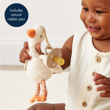 Load image into Gallery viewer, Itzy Ritzy Bitzy Pal - Natural Rubber Pacifier &amp; Stuffed Animal
