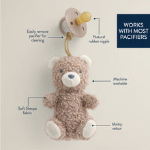 Load image into Gallery viewer, Itzy Ritzy Bitzy Pal - Natural Rubber Pacifier &amp; Stuffed Animal
