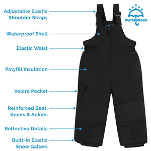 Jan & Jul Toasty Dry Kids Snow Overalls