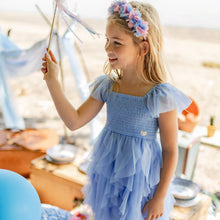 Load image into Gallery viewer, Souris Mini Girls Dress in Soft Tulle - Blue
