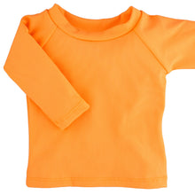Load image into Gallery viewer, Current Tyed "Brights" Ribbed Neon Orange Rashguard Top
