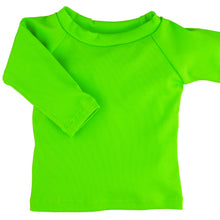 Load image into Gallery viewer, Current Tyed "Brights" Ribbed Green Gecko Rashguard Top
