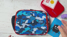 Load image into Gallery viewer, Yumbox Classic Lunch Bag - Blue Camouflage
