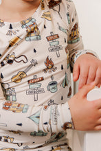 Load image into Gallery viewer, Moon Fruit Two Piece Bamboo Pajamas - Camp in Canvas
